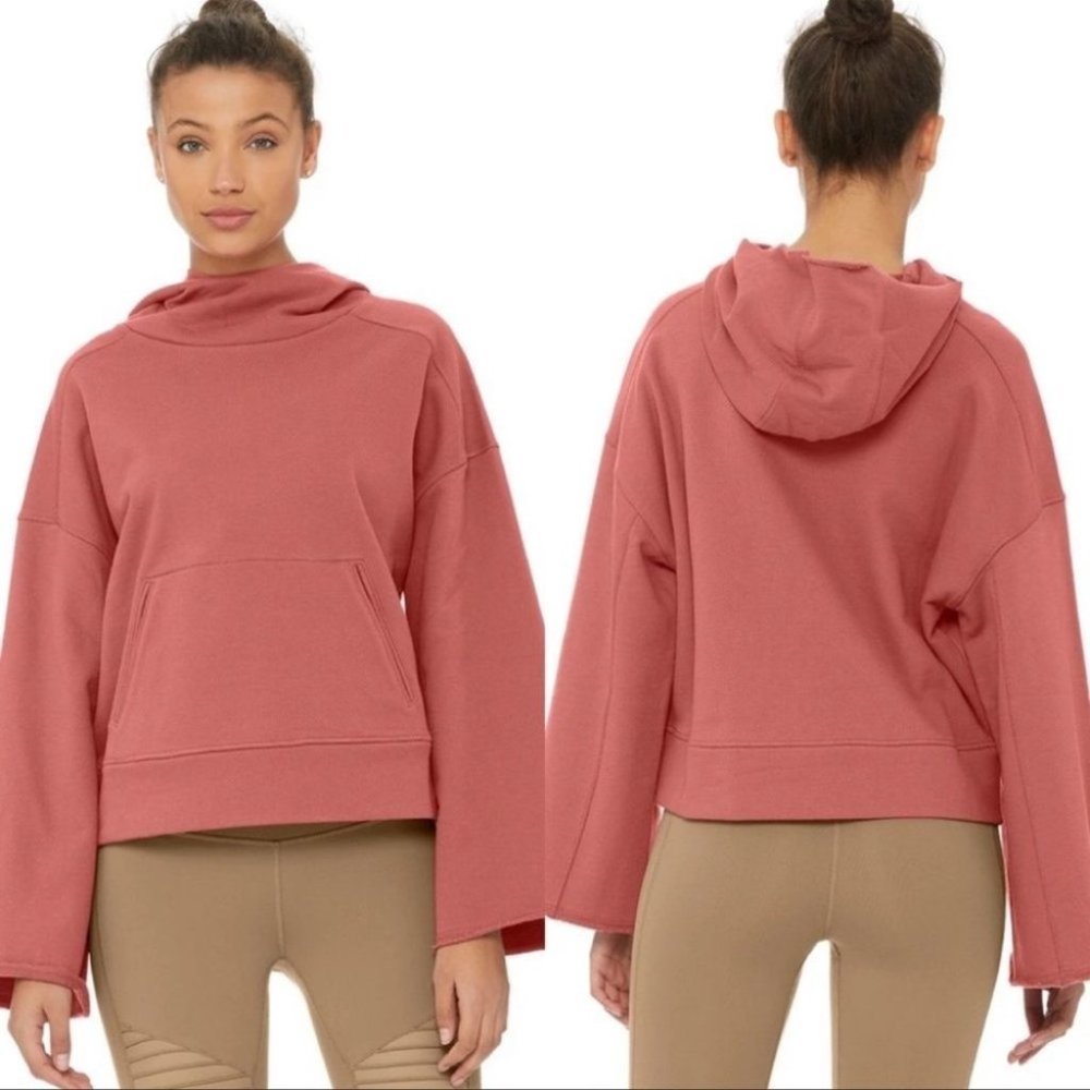 Alo Yoga Low Key Hoodie Rosewood
